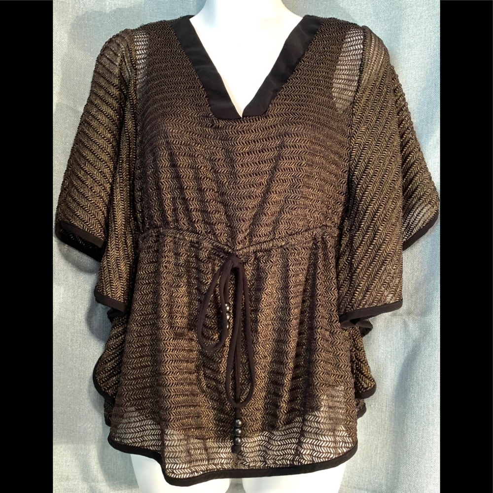 NWT Cato Batwing Lined Top Size Large